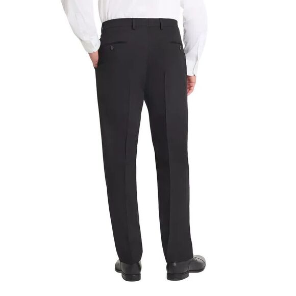 Chaps Men's Suit Separate Pant, Black, 34x32 - Picture 2 of 3